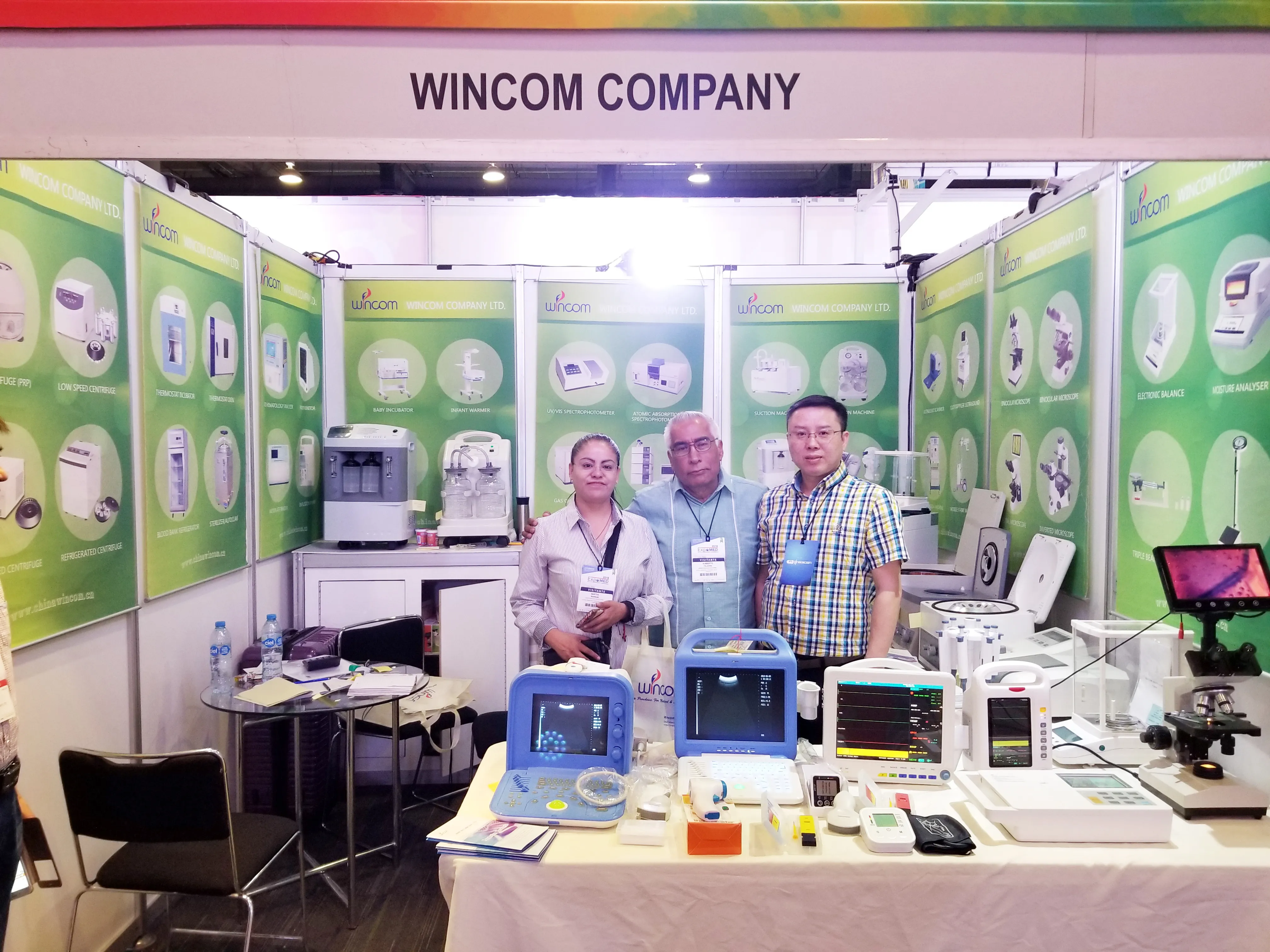 Wincom besuchen Expo Med (Mexiko)